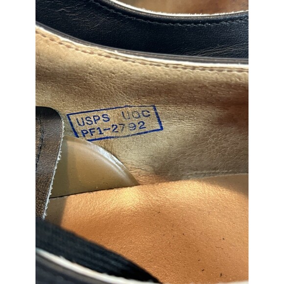 Work America SR/USA USPS Postal Worker Shoes Men’s Size 11 B Black Leather - Picture 4 of 16